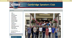 Desktop Screenshot of cambridge-speakers.org.uk