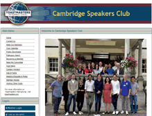 Tablet Screenshot of cambridge-speakers.org.uk